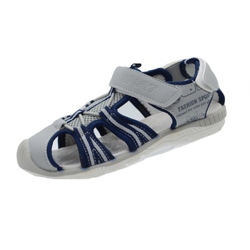 Sandale ortopedice pentru baieti Tom Miki C-T35-94-A, Gri 54314 Sandale ortopedice pentru baieti Tom Miki C-T35-94-A, Gri 54314