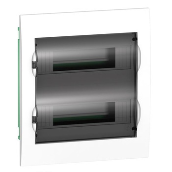 Tablou electric (cofret) incastrat Schnider Easy9, 24m, usa transparenta + 2 borniere Tablou electric (cofret) incastrat Schnider Easy9, 24m, usa transparenta + 2 borniere