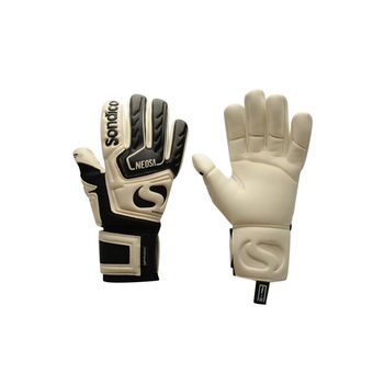 Manusi sport pentru barbati, Sondico Neos Dual, Piele ecologica, Negru/Alb, 22.8 cm Manusi sport pentru barbati, Sondico Neos Dual, Piele ecologica, Negru/Alb, 22.8 cm