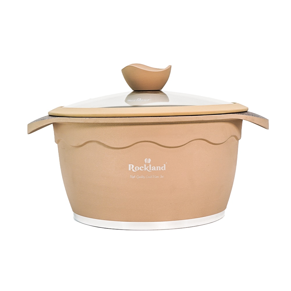 Oala din Granit cu capac 24 cm , Rockland DT24-CP