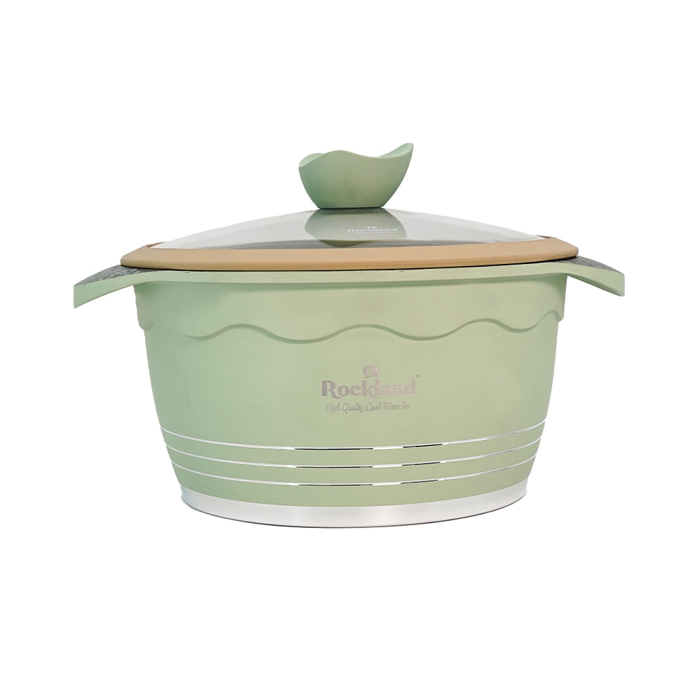 Oala din Granit cu capac 24 cm , Rockland DT24-GRR