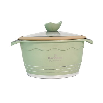 Oala din Granit cu capac 24 cm , Rockland DT24-GRR Oala din Granit cu capac 24 cm , Rockland DT24-GRR