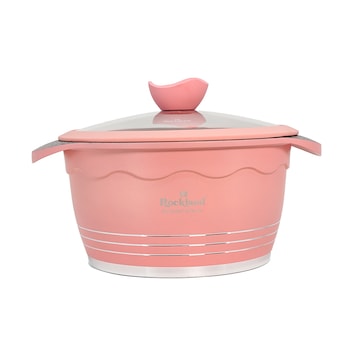 Oala din Granit cu capac 24 cm , Rockland DT24-PK Oala din Granit cu capac 24 cm , Rockland DT24-PK