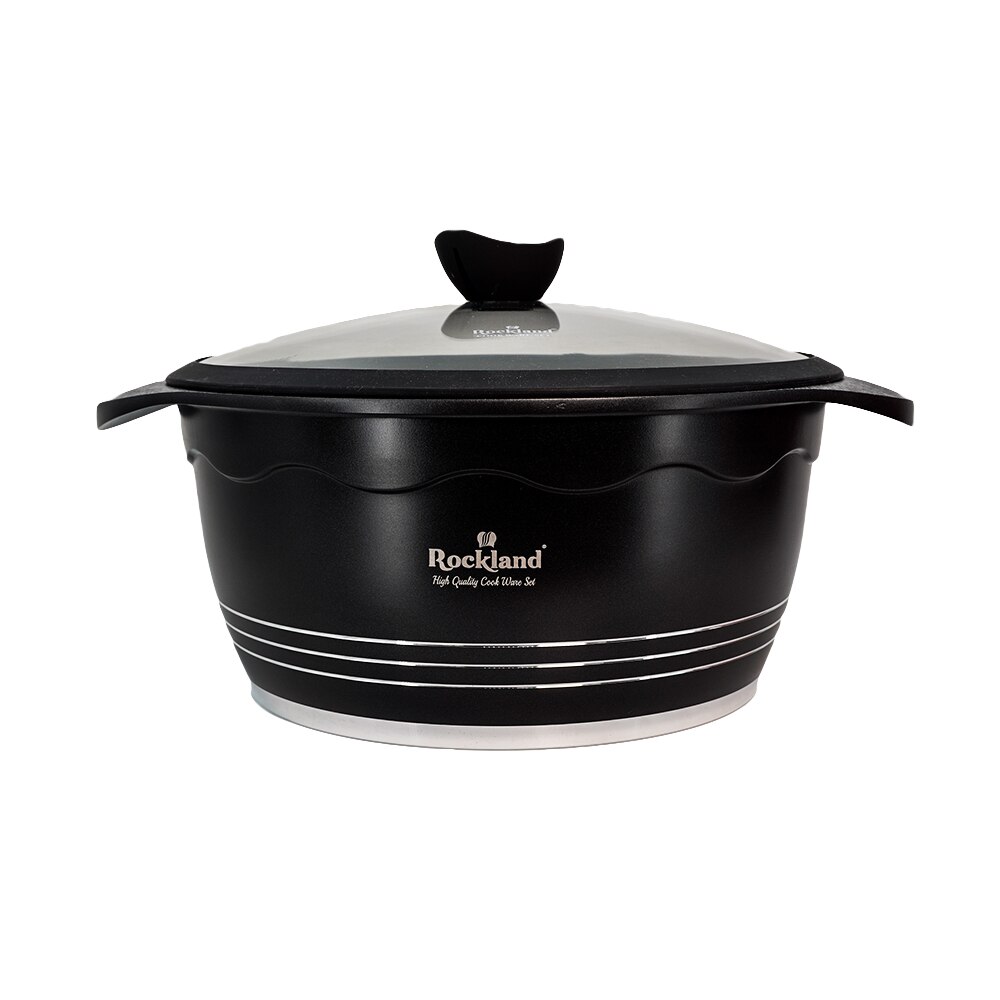 Cratita din Granit cu capac 32 cm , Rockland DT32-BK