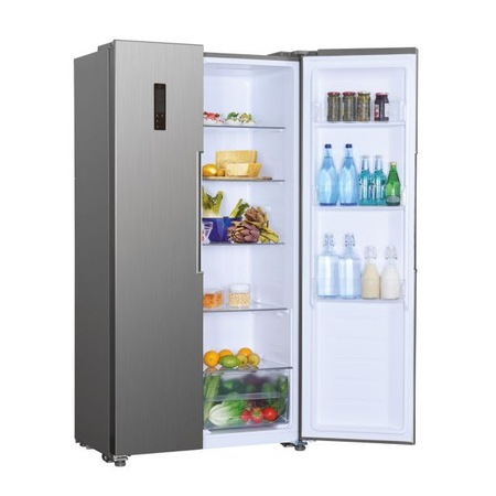Side by side Candy CHSBSV 5172XN, 442l, No Frost, Super freezing, Clasa F, H 1.77 cm, Inox