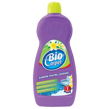 Sampon pentru Covoare Biocarpet, 500 ml, Parfum Floral Sampon pentru Covoare Biocarpet, 500 ml, Parfum Floral