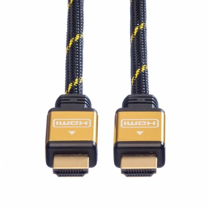 Cablu HDMI, 1.4, 19T-19T, 5m, 4K, 30Hz, 11.04.5505, Roline Gold