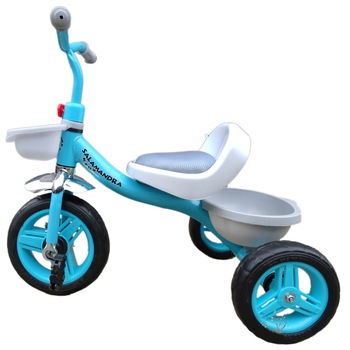 Tricicleta Salamandra Kids cu Pedale, Albastru Tricicleta Salamandra Kids cu Pedale, Albastru