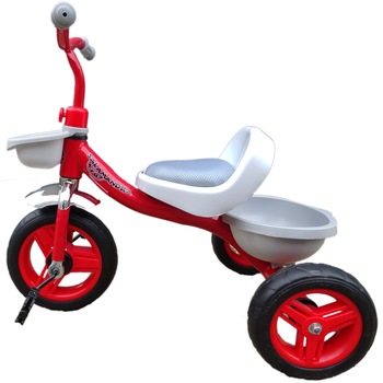 Tricicleta Salamandra Kids cu Pedale, Rosu Tricicleta Salamandra Kids cu Pedale, Rosu