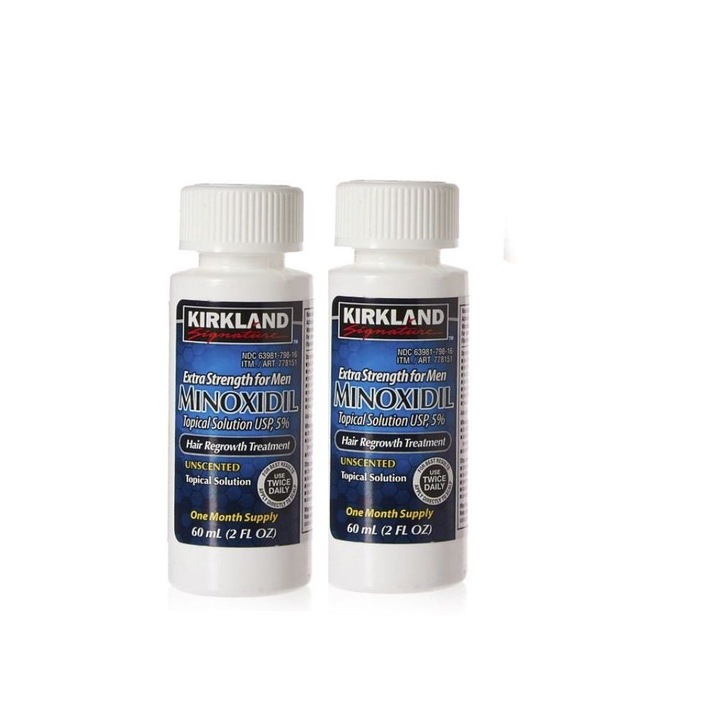 Лосион за възстановяване растежа на коса и брада. Kirkland Minoxidil 5%, 120мл