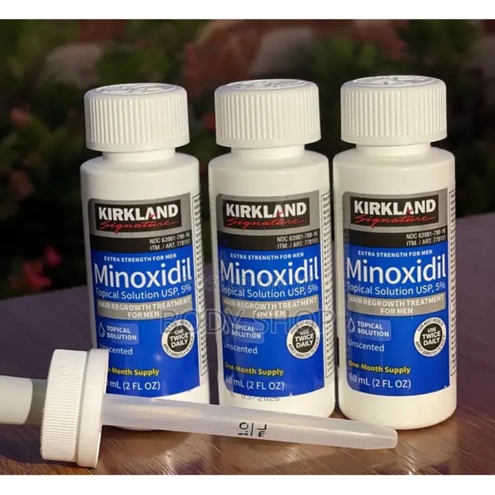 Лосион за възстановяване растежа на коса и брада, Kirkland Minoxidil 5%, 180мл. 3 месеца