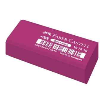 Radiera Faber-Castell Dust Free 30 Trend 2019, Roz Radiera Faber-Castell Dust Free 30 Trend 2019, Roz
