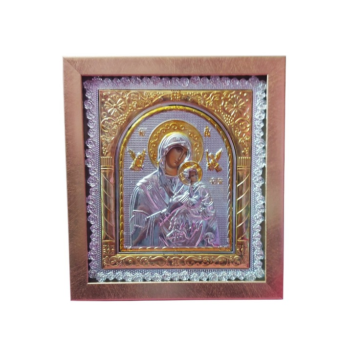 Istenanya ikon a babával, 22 cm, F55-62A