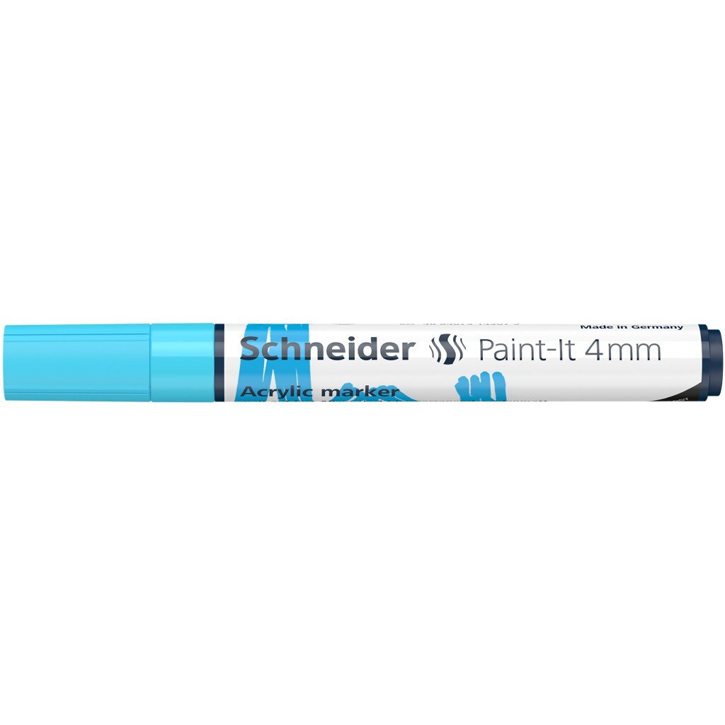 Marker cu vopsea acrilica Paint-It 320 4 mm Schneider, Bleu
