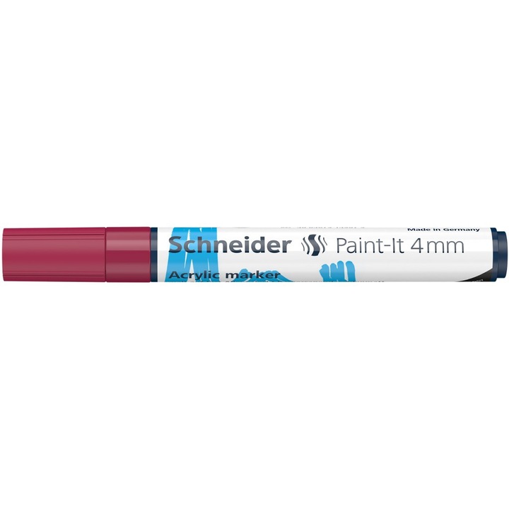 Marker cu vopsea acrilica Paint-It 320 4 mm Schneider, Visiniu