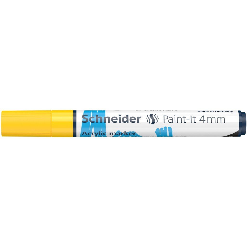 Marker cu vopsea acrilica Paint-It 320 4 mm Schneider, Galben