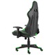 vidaXL zöld PVC forgó gamer szék 20493