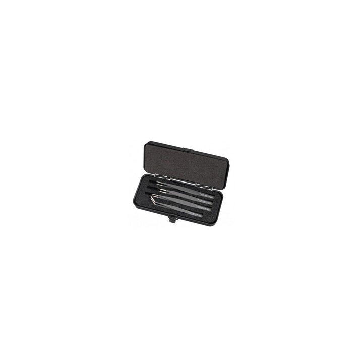 Set pensete Professional ESD, Wiha, Otel, Negru