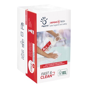 Servetele Papernet Fast & Clean, culoare alb, 2 straturi, 100portii/pach Servetele Papernet Fast & Clean, culoare alb, 2 straturi, 100portii/pach