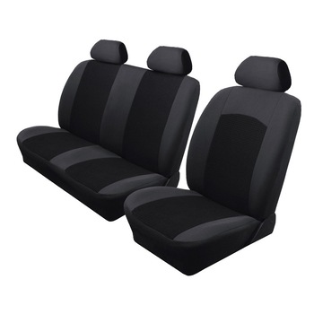 Set huse scaune auto BUS, Comfort W01, Negru, 5 piese Set huse scaune auto BUS, Comfort W01, Negru, 5 piese