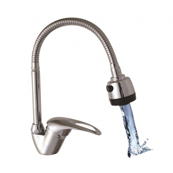 Baterie bucatarie cu dus flexibil, 2 jeturi