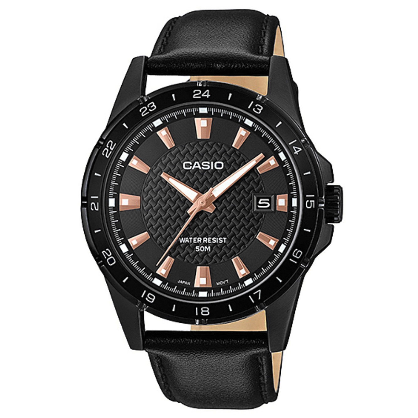 Ceas barbatesc Casio MTP-1290BL-1A2 / Enticer ionizat