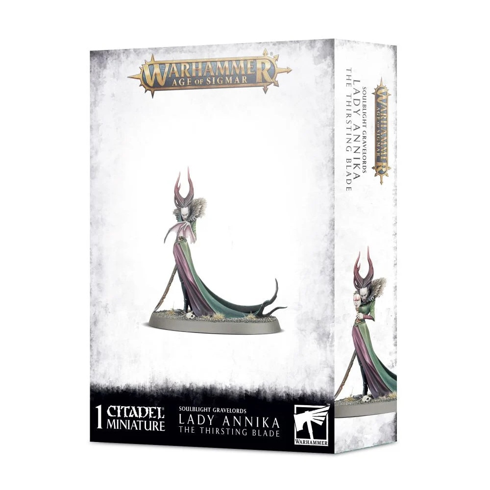 Pachet Miniatura Warhammer Age of Sigmar, Games Workshop, Soulblight Gravelords Lady Annika, 1 miniatura