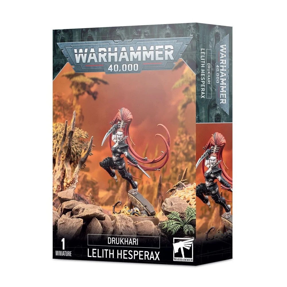 Pachet Miniatura Warhammer 40k, Games Workshop, Drukhari Lelith Hesperax, 1 miniatura