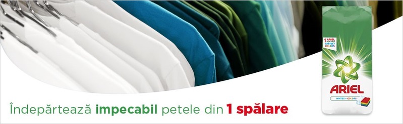 Detergent Automat Ariel White Color 130 Spalari 13kg Emag Ro