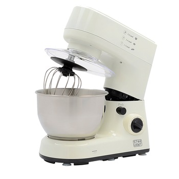 Mixer cu bol Star-Light SMM-1000W, 1000 W, Bol 4.5 l inox, 6 Viteze, Functie Pulse, Crem Mixer cu bol Star-Light SMM-1000W, 1000 W, Bol 4.5 l inox, 6 Viteze, Functie Pulse, Crem