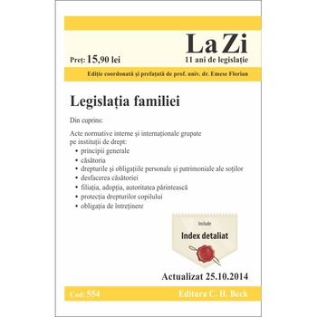 Legislatia familiei.Cod 554. Actualizat la 25.10.2014 Legislatia familiei.Cod 554. Actualizat la 25.10.2014