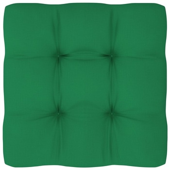 Perna pentru canapea de gradina, canapea din paleti, vidaXL, Poliester, 80 x 80 x 12 cm, Verde Perna pentru canapea de gradina, canapea din paleti, vidaXL, Poliester, 80 x 80 x 12 cm, Verde