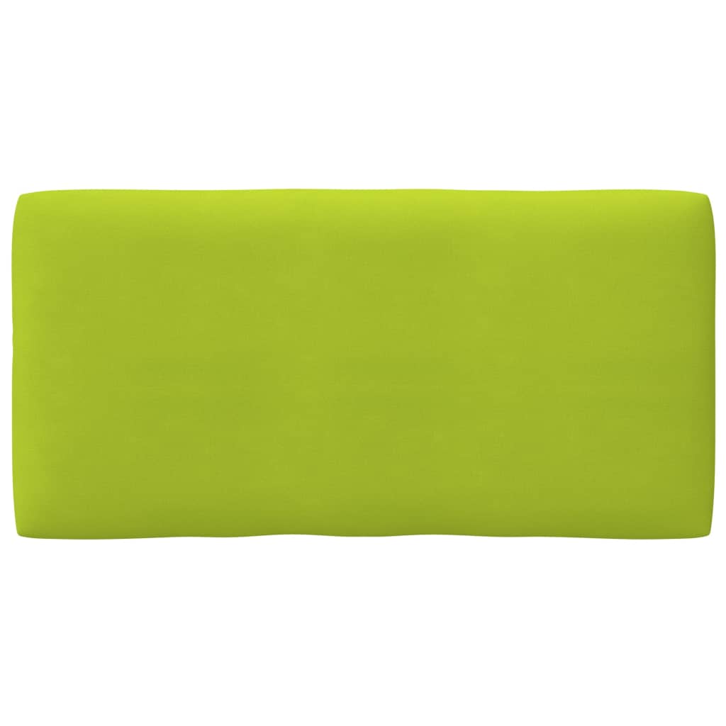 Perna decorativa de spate pentru canapea din paleti, vidaXL, Tesatura, 80 x 40 x 12 cm, Verde deschis