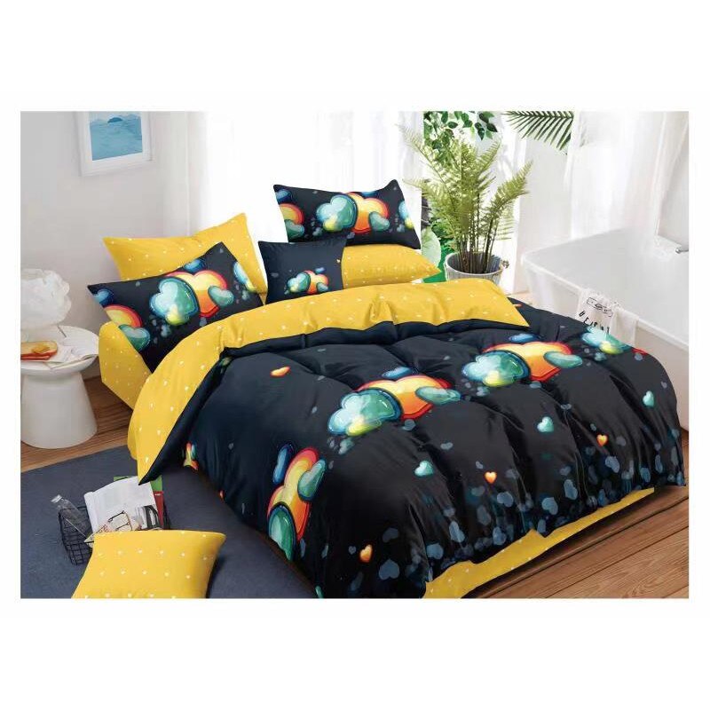 Set Lenjerie de pat dublu, finet, 6 piese, 220 x 240 cm, Ralex Pucioasa, FN 138