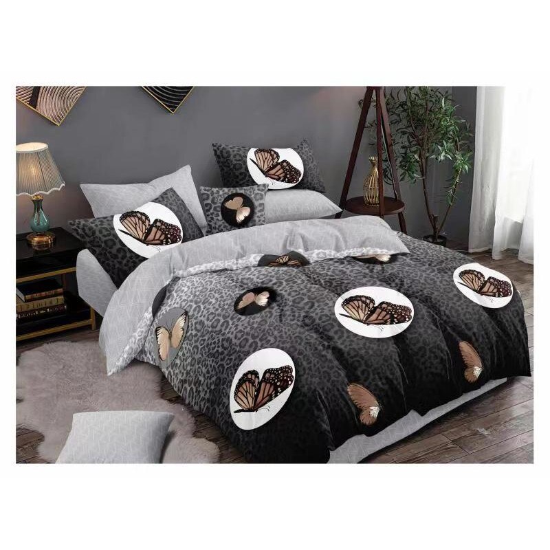 Set Lenjerie de pat dublu, finet, 6 piese, 220 x 240 cm, Ralex Pucioasa, FN 149