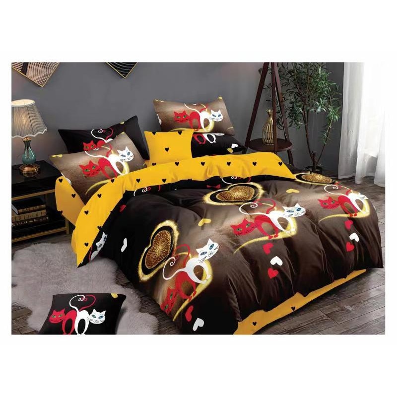 Set Lenjerie de pat dublu, finet, 6 piese, 220 x 240 cm, Ralex Pucioasa, FN 152