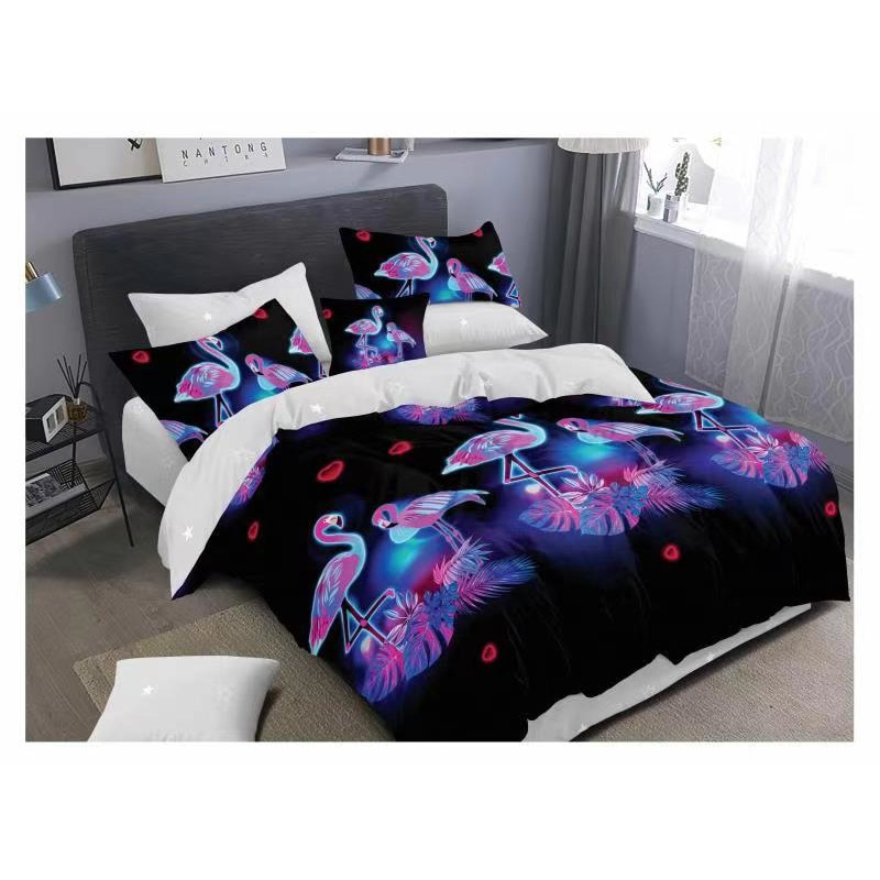 Set Lenjerie de pat dublu, finet, 6 piese, 220 x 240 cm, Ralex Pucioasa, FN 153