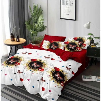 Set complet de pat dublu, 7 piese, 220 x 235 cm, Ralex Pucioasa, PELVO 2130 Set complet de pat dublu, 7 piese, 220 x 235 cm, Ralex Pucioasa, PELVO 2130