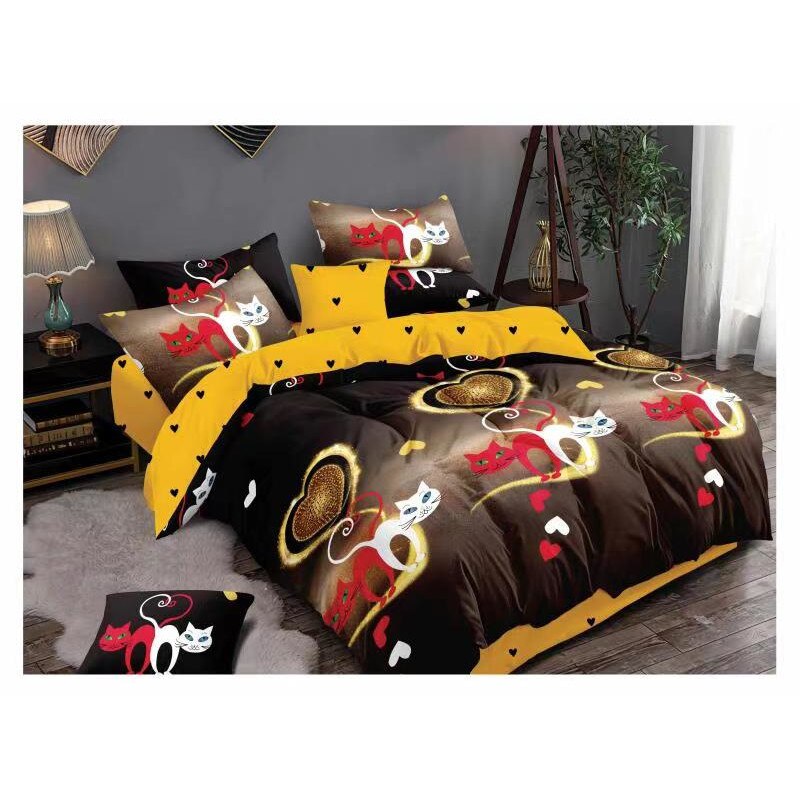 Set Lenjerie de pat dublu finet 6 piese cu Pilota 200 x 220 cm si 2 perne, Ralex Pucioasa, PFN567