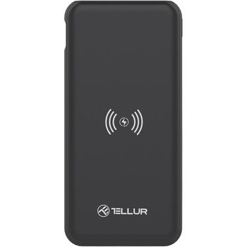 Acumulator extern Tellur PDW102 10000mAh wireless, 18W, Negru Acumulator extern Tellur PDW102 10000mAh wireless, 18W, Negru