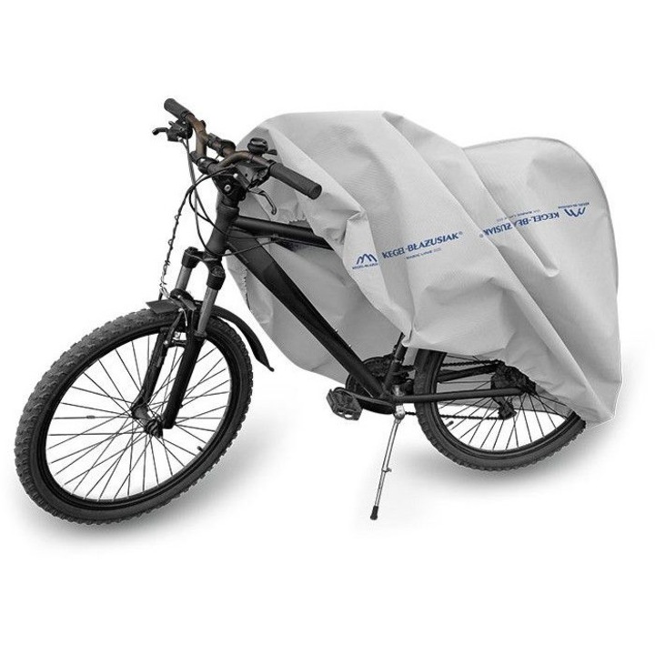 Husa pentru bicicleta impermeabila, gri, marimea XL, 175-190 cm