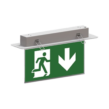 Corp de iluminat de siguranta, emergenta, led, 3W, 180 min, permanent, ip 43, pentru rigips, BR-BC14-01120, Braytron Corp de iluminat de siguranta, emergenta, led, 3W, 180 min, permanent, ip 43, pentru rigips, BR-BC14-01120, Braytron