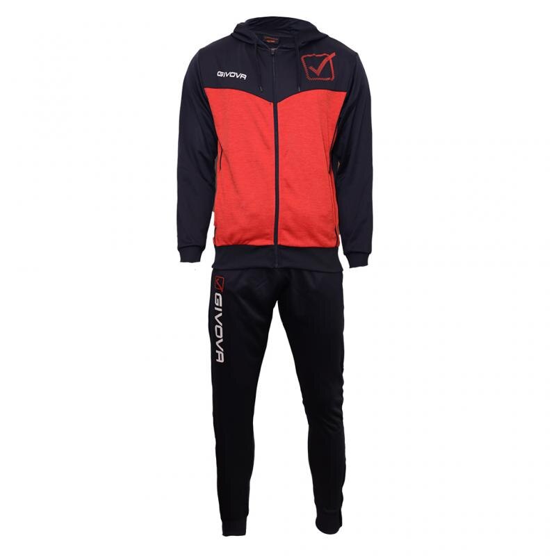 Trening Givova Visa cu gluga, bleumarin/rosu, Bleumarin/Rosu