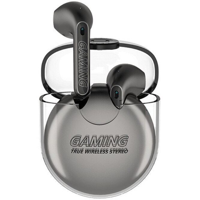 Casti wireless Edifier GM5-GR, Microfon pe casca, Bluetooth, Gri