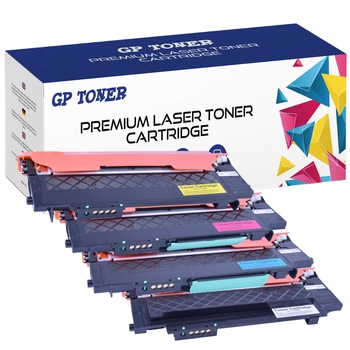 Set de 4 cartuse toner GP Toner, Compatibil cu Samsung Xpress C410w/ C460fw/ C467w/ C460w, Multicolor Set de 4 cartuse toner GP Toner, Compatibil cu Samsung Xpress C410w/ C460fw/ C467w/ C460w, Multicolor