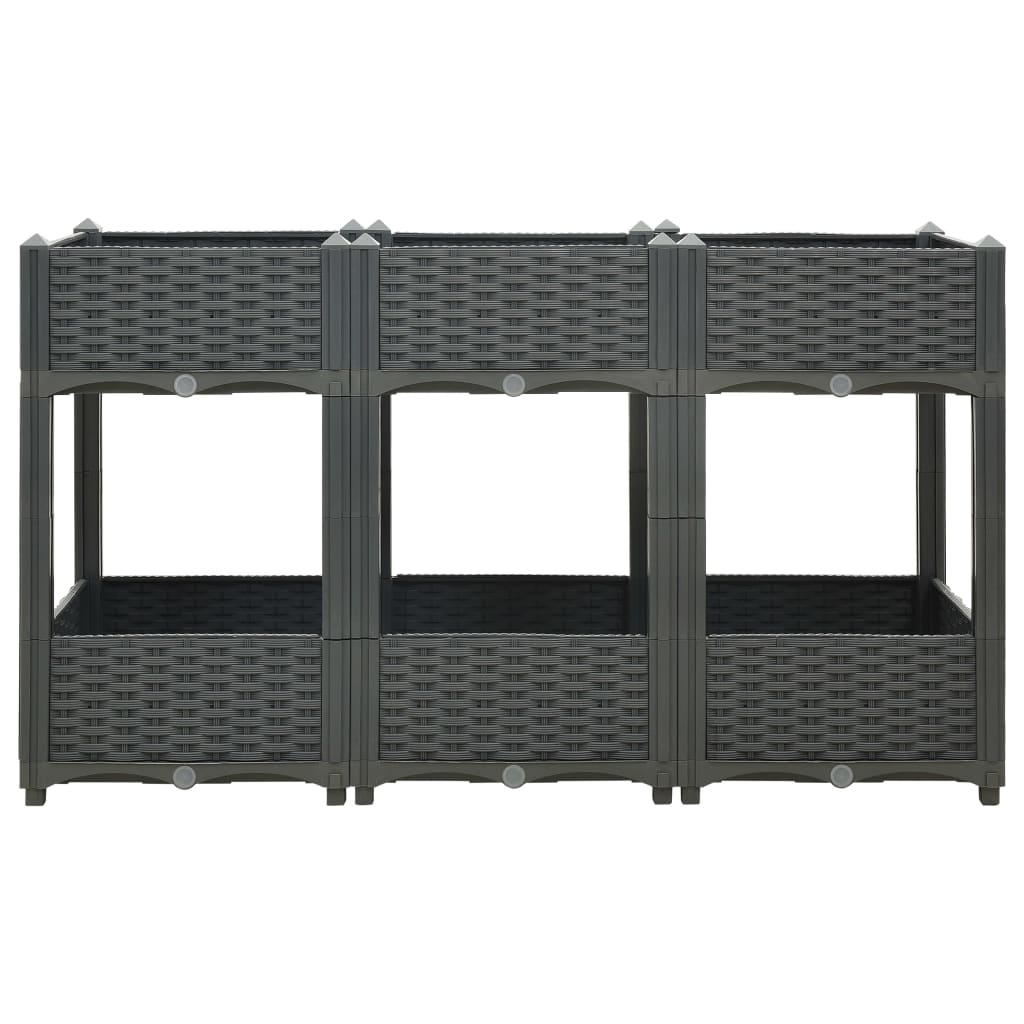 Strat inaltat, 120x40x71 cm, polipropilena