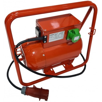 Convertizor electric Strong SK25TT, alimentare 400V, putere 2,5kVA, curent debitat 34A, 2 prize Convertizor electric Strong SK25TT, alimentare 400V, putere 2,5kVA, curent debitat 34A, 2 prize