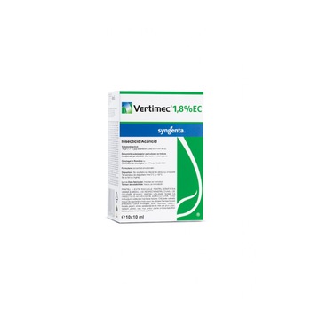 Insecticid Vertimec 1.8 EC, 10 fiole x 10ml Insecticid Vertimec 1.8 EC, 10 fiole x 10ml