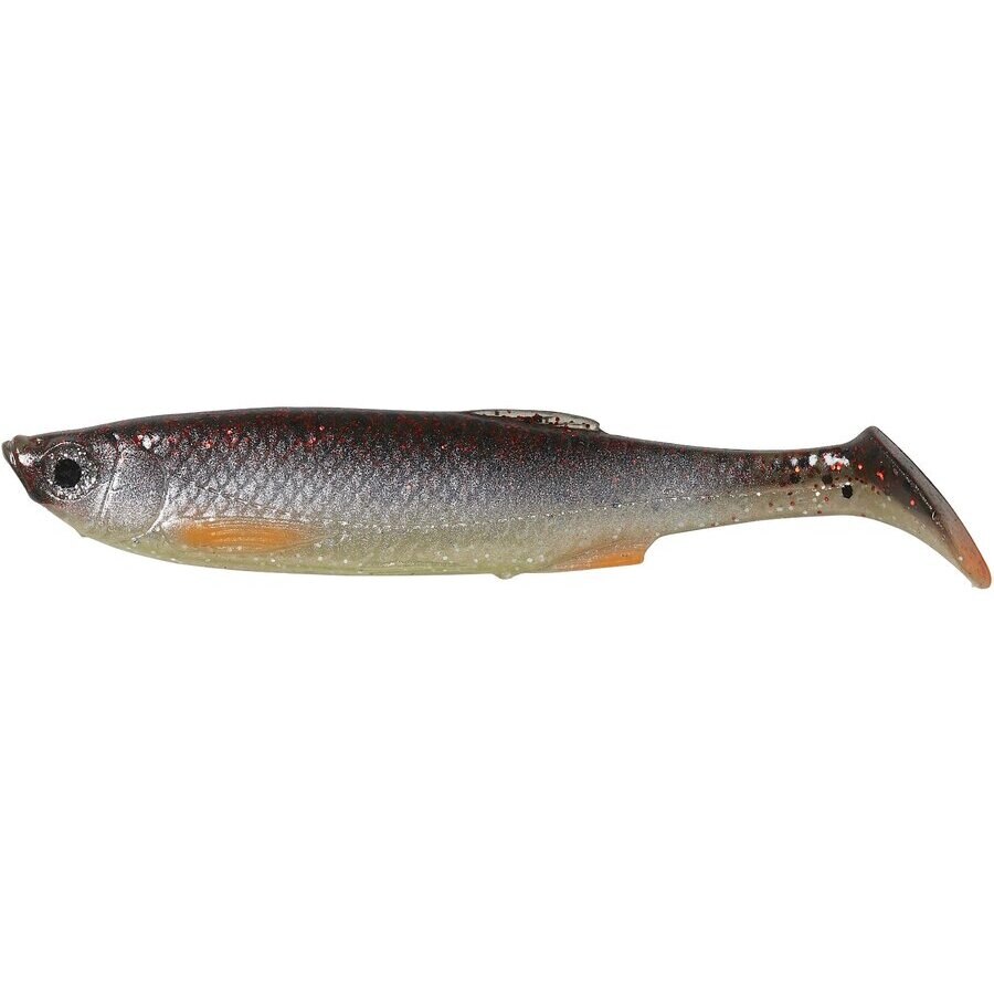 Set Shad-uri Savage Gear Bleak Paddle Tail 10cm 8G Argintiu/Negru 4Buc/plic