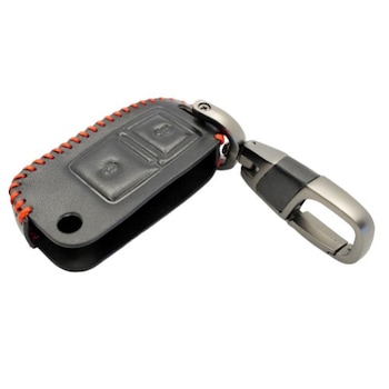 Husa Cheie Auto VW, compatibila cu Volkswagen Golf, Jetta, Polo, Tiguan, Sharan, Touran, Bora, din piele ecologica neagra, cusuta manual Husa Cheie Auto VW, compatibila cu Volkswagen Golf, Jetta, Polo, Tiguan, Sharan, Touran, Bora, din piele ecologica neagra, cusuta manual